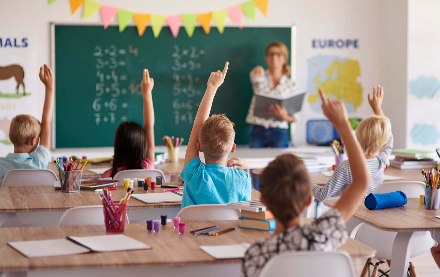 Salle de classe à l'école